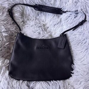 Coach Midnight Black Shoulder Bag